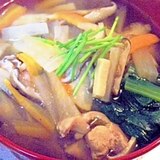 鶏皮スープの雑煮（我が家の雑煮②）